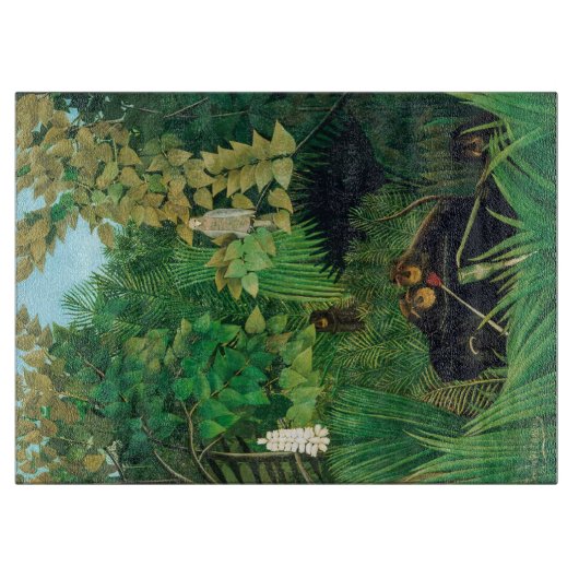 Henri Rousseau - Die Merry Jesters Schneidebrett (Vorderseite)