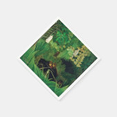 Henri Rousseau - Die Merry Jesters Serviette (Ecke)