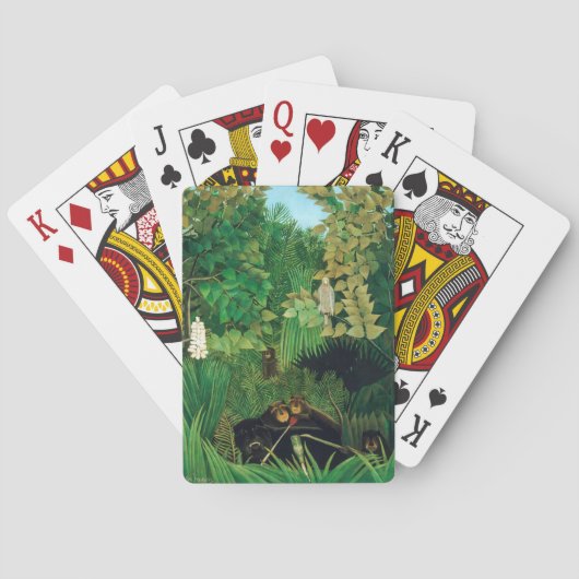 Henri Rousseau - Die Merry Jesters Spielkarten (Rückseite)