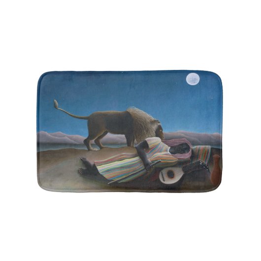 Henri Rousseau - Die schlafende Sinti und Roma Badematte (Vorderseite)
