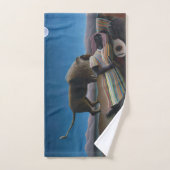 Henri Rousseau - Die schlafende Sinti und Roma Badhandtuch Set (Handtuch)