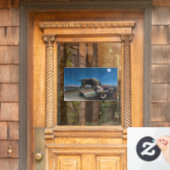 Henri Rousseau - Die schlafende Sinti und Roma Fensteraufkleber (Haustür)