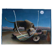 Henri Rousseau - Die schlafende Sinti und Roma Große Geschenktüte (Rückseite)