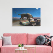 Henri Rousseau - Die schlafende Sinti und Roma Leinwanddruck (Insitu (Wohnzimmer))