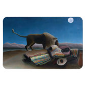 Henri Rousseau - Die schlafende Sinti und Roma Magnet (Horizontal)