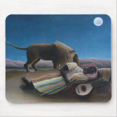 Henri Rousseau - Die schlafende Sinti und Roma Mousepad (Vorne)