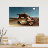 Henri Rousseau Die schlafende Sinti und Roma Poster (Küche)