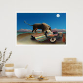 Henri Rousseau - Die schlafende Sinti und Roma Poster (Küche)