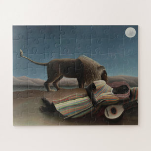 Henri Rousseau Die schlafende Sinti und Roma Puzzle