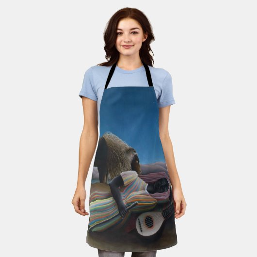 Henri Rousseau - Die schlafende Sinti und Roma Schürze (Getragen)