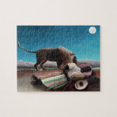 Henri Rousseau Die schlafende Sinti und Roma Vinta Puzzle (Horizontal)