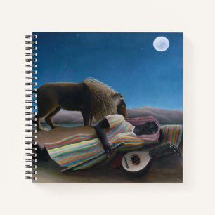 Henri Rousseau - Die schlafende Zigeunerin Notizblock
