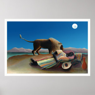 Henri Rousseau - Die schlafende Zigeunerin Poster