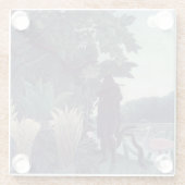 Henri Rousseau - Die Schlange Charmer Glasuntersetzer (Rückseite)