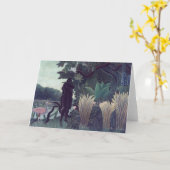 Henri Rousseau - Die Schlange Charmer Karte (Gelbe Blume)