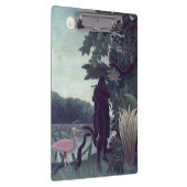 Henri Rousseau - Die Schlange Charmer Klemmbrett (Rechts)