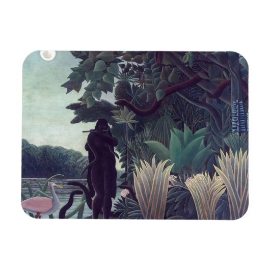 Henri Rousseau - Die Schlange Charmer Magnet (Horizontal)