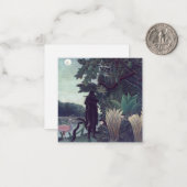 Henri Rousseau - Die Schlange Charmer Mitteilungskarte (Vorderseite/Rückseite Beispiel)