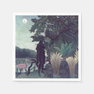Henri Rousseau - Die Schlange Charmer Serviette