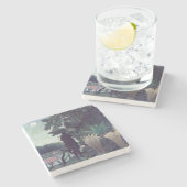 Henri Rousseau - Die Schlange Charmer Steinuntersetzer (Seitenansicht)