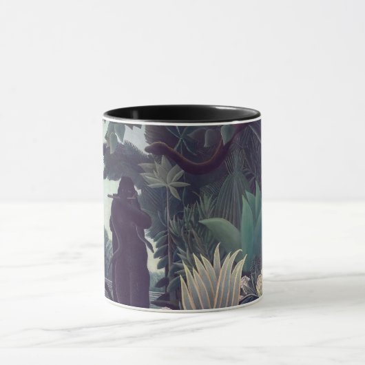 Henri Rousseau - Die Schlange Charmer Tasse (Zentrum)