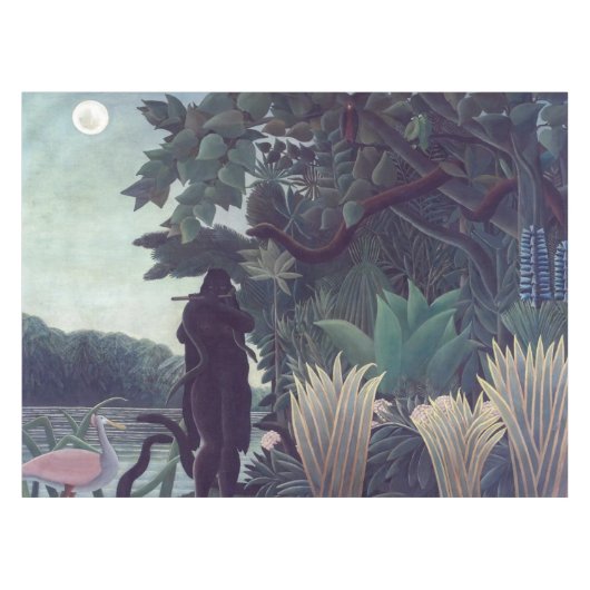 Henri Rousseau - Die Schlange Charmer Tischdecke (Vorderseite (Horizontal))