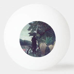 Henri Rousseau - Die Schlange Charmer Tischtennisball