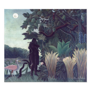 Henri Rousseau - Die Schlangenbeschwörerin Fotodruck