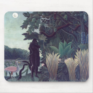 Henri Rousseau - Die Schlangenbeschwörerin Mousepad