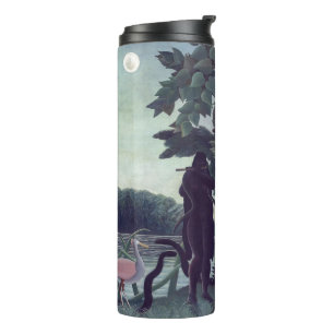 Henri Rousseau - Die Schlangenbeschwörerin Thermosbecher
