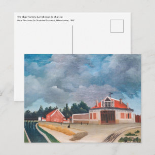 Henri Rousseau - Die Stuhlfabrik Postkarte