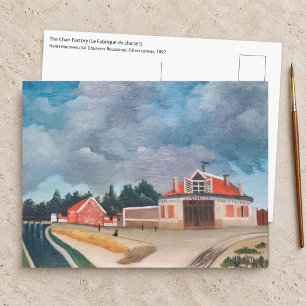 Henri Rousseau - Die Stuhlfabrik Postkarte