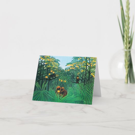 Henri Rousseau die Tropen Karte (Vorderseite)