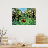 Henri Rousseau - Die Tropen Poster (Küche)