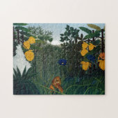Henri Rousseau Die Vergangenheit des Löwenbotanisc Puzzle (Horizontal)