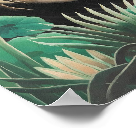 Henri Rousseau Dream 1910 Kunstausstellung Poster (Ecke)