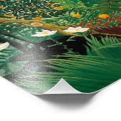 Henri Rousseau Exotic Landschaft Printwerbung Fotodruck (Ecke)