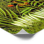 Henri Rousseau - Exotische Landschaft Dschungel Ku Poster (Ecke)