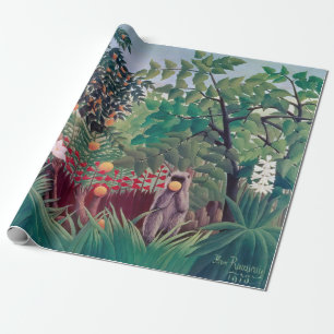 Henri Rousseau - Exotische Landschaft Geschenkpapier