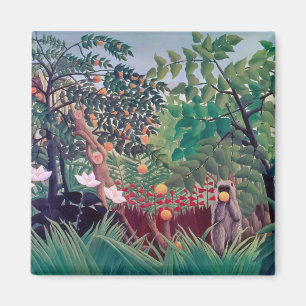 Henri Rousseau - Exotische Landschaft Magnet
