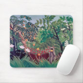 Henri Rousseau - Exotische Landschaft Mousepad (Mit Mouse)