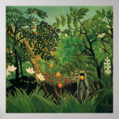 Henri Rousseau - Exotische Landschaft Poster (Vorne)