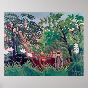 Henri Rousseau - Exotische Landschaft Poster