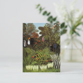 Henri Rousseau - Exotische Landschaft Postkarte (Stehend Vorderseite)