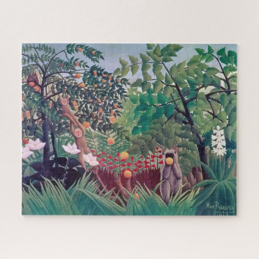 Henri Rousseau - Exotische Landschaft Puzzle (Horizontal)