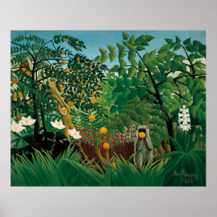 Henri Rousseau Exotisches Landschaftsposter Poster