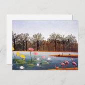 Henri Rousseau Flamingoes Postcard Postkarte (Vorne/Hinten)