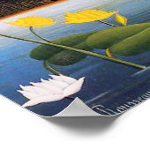 Henri Rousseau Flamingoes Poster (Ecke)