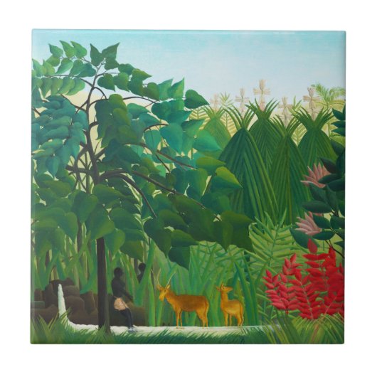 Henri Rousseau Fliese (Vorderseite)