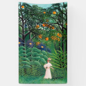 Henri Rousseau - Frauen wandern in einem exotische Banner (Vertikal)